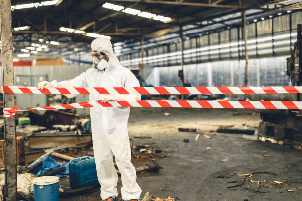 Professional Trauma Scene Cleanup technician working in London, CA